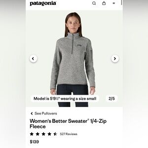 Women's Better Sweater® 1/4-Zip Fleece Birch White size M